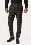 Black & Gold Check Pants