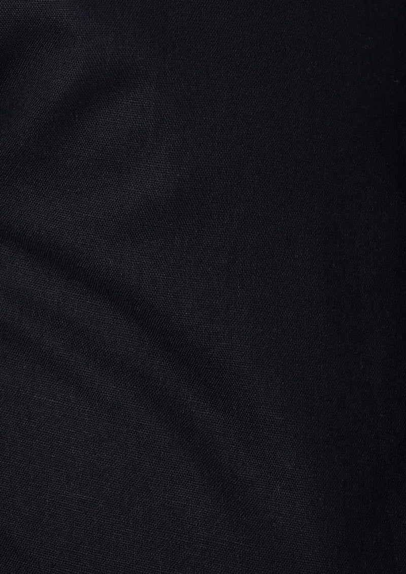 Black Linen Shirt - SARTORO