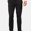 Black Sharkskin Pants - SARTORO