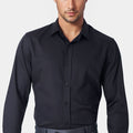 Black Ultrasoft Bamboo Shirt - SARTORO