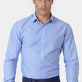 Blue Pinpoint Oxford Shirt - SARTORO