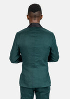 Bond Phthalo Green Linen Tuxedo - SARTORO927