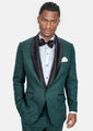 Bond Phthalo Green Linen Tuxedo - SARTORO