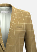 Bowery Gold Windowpane Jacket - SARTORO