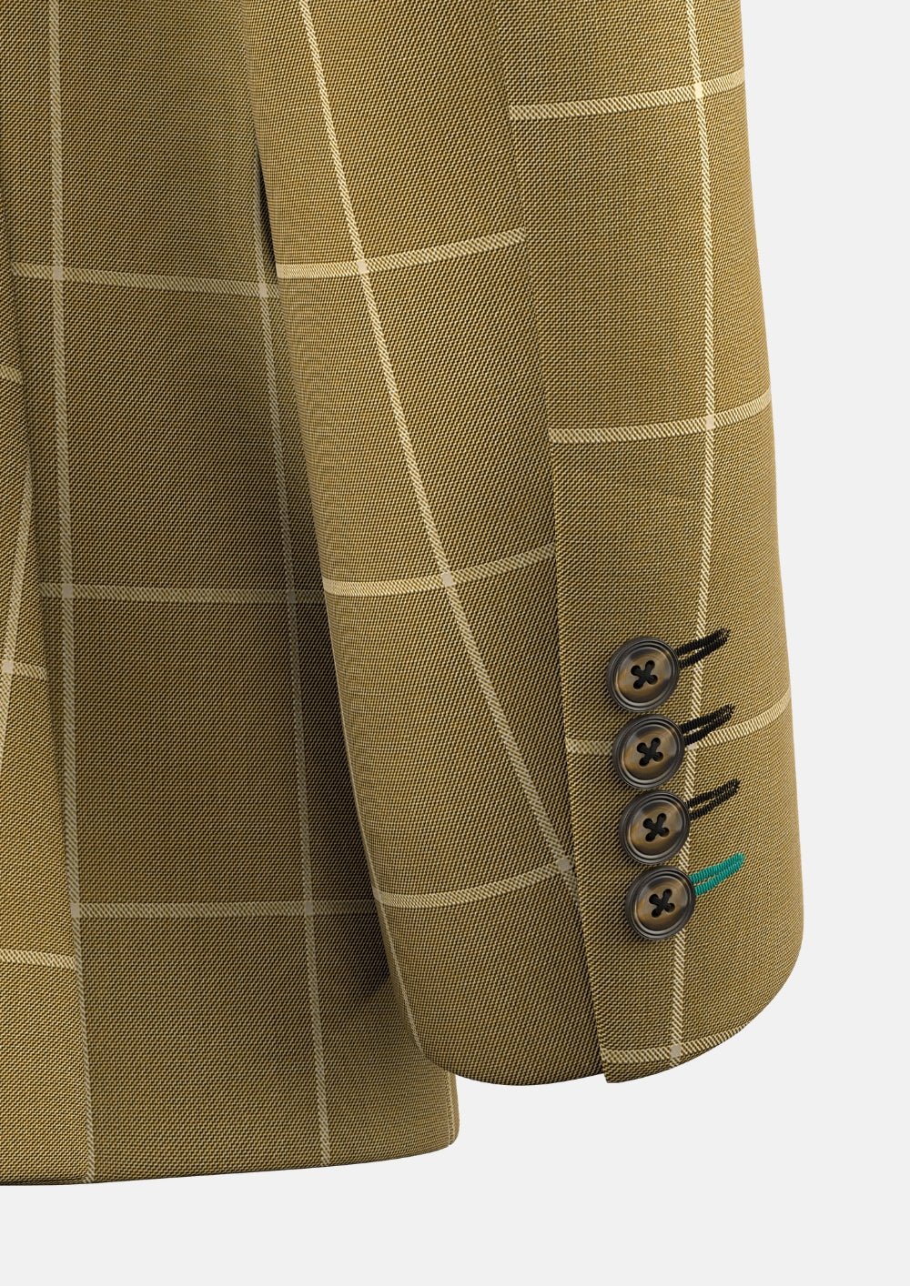 Bowery Gold Windowpane Suit - SARTORO
