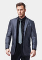 Bowery Grey Microcheck Jacket - SARTORO