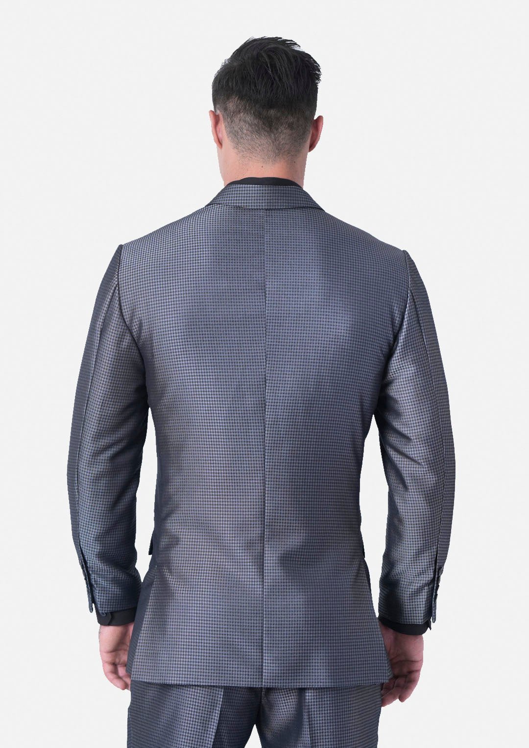 Bowery Grey Microcheck Suit - SARTORO