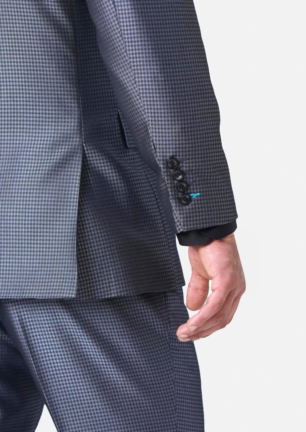 Bowery Grey Microcheck Suit - SARTORO