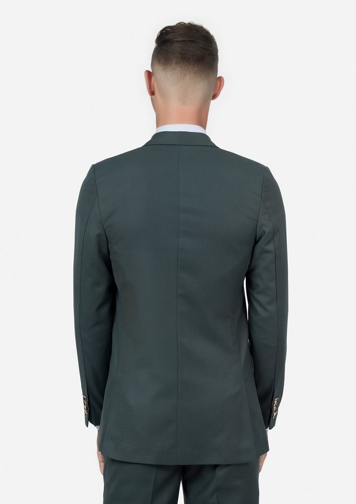 Bryant Vintage Green Twill Jacket - SARTORO