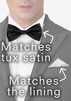Bowtie & Pocket Square - SARTORO376