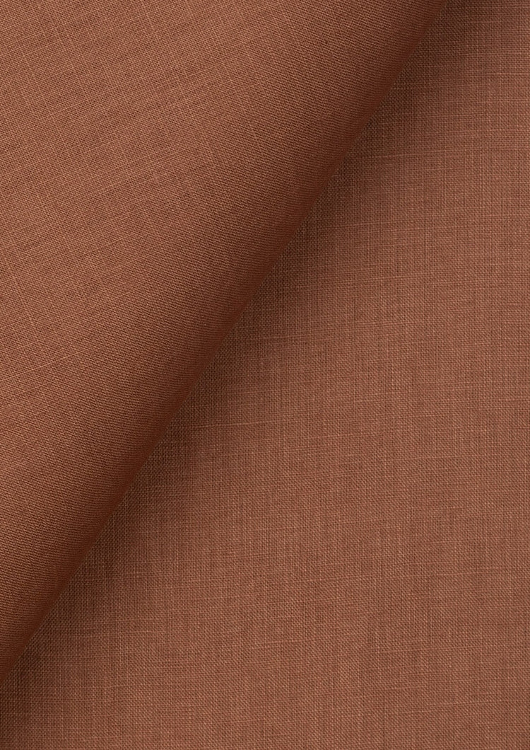 Brown Amber Linen Vest - SARTORO