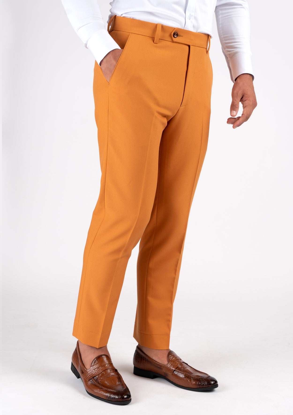 Bryant Baby Mustard Stretch Suit - SARTORO