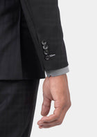 Bryant Black Check Jacket - SARTORO515