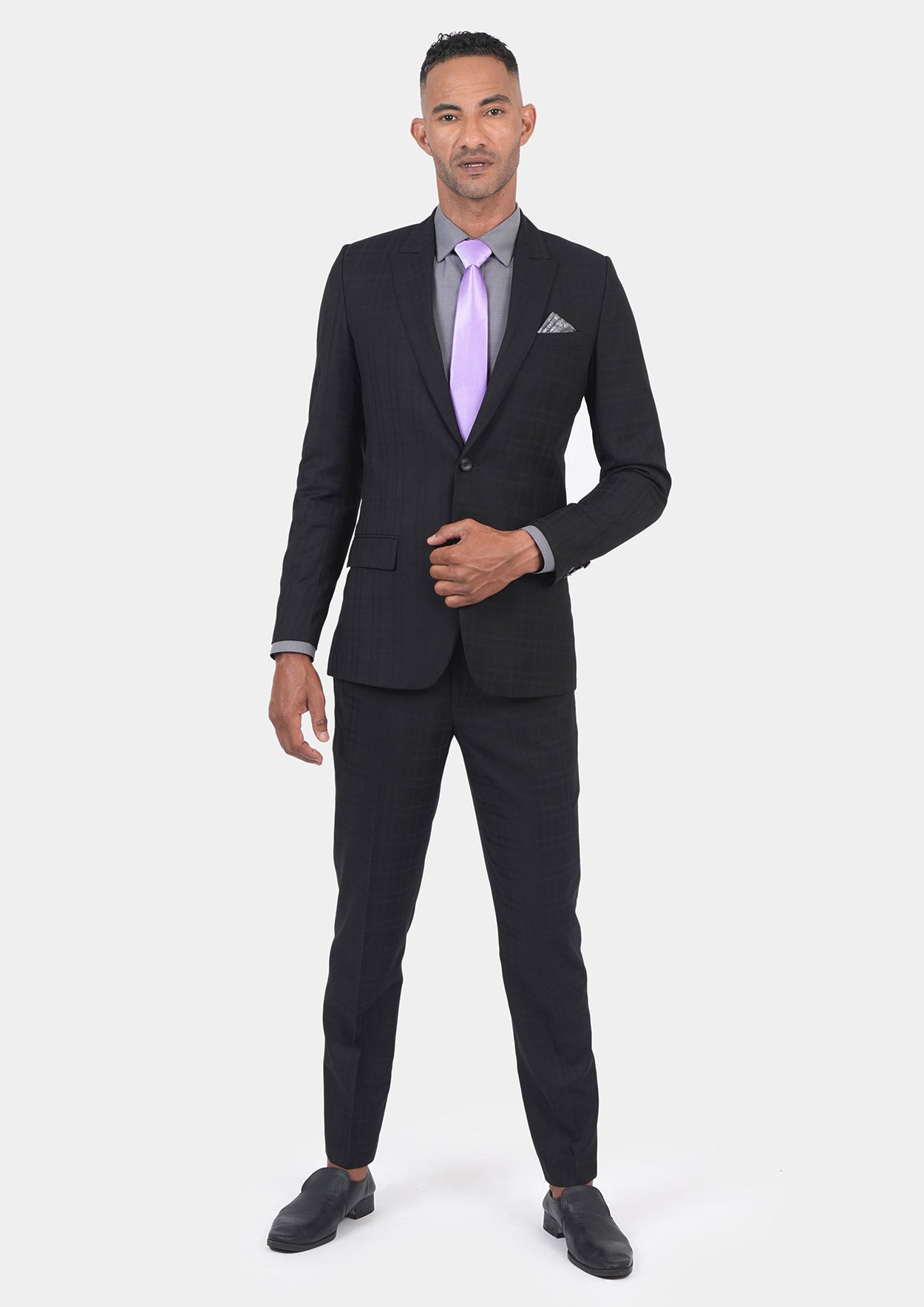 Bryant Black Check Jacket - SARTORO