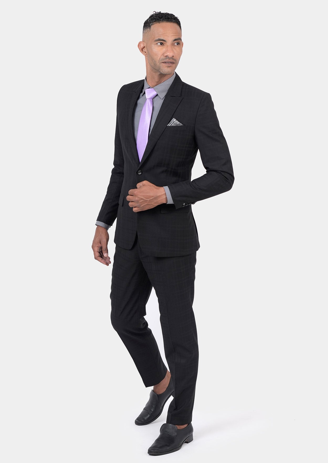 Bryant Black Check Jacket - SARTORO