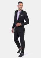 Bryant Black Check Jacket - SARTORO258
