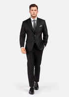 Bryant Black Sharkskin Suit - SARTORO105