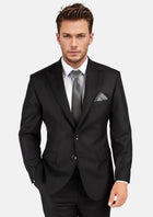 Bryant Black Sharkskin Suit - SARTORO46