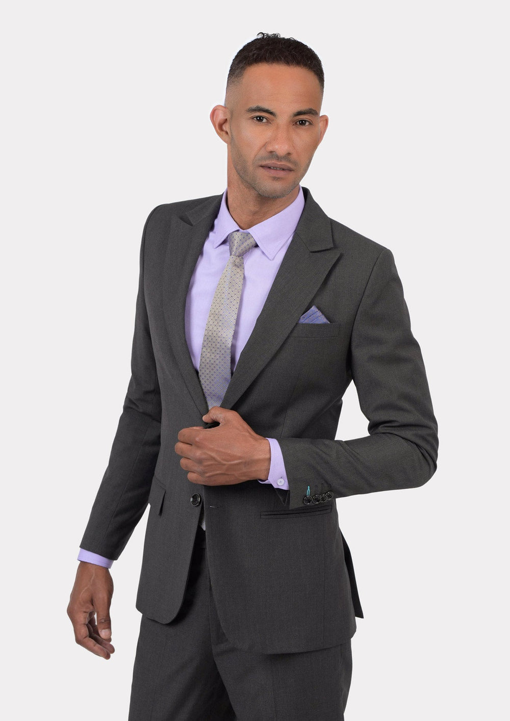 Bryant Charcoal Crosshatch Jacket190