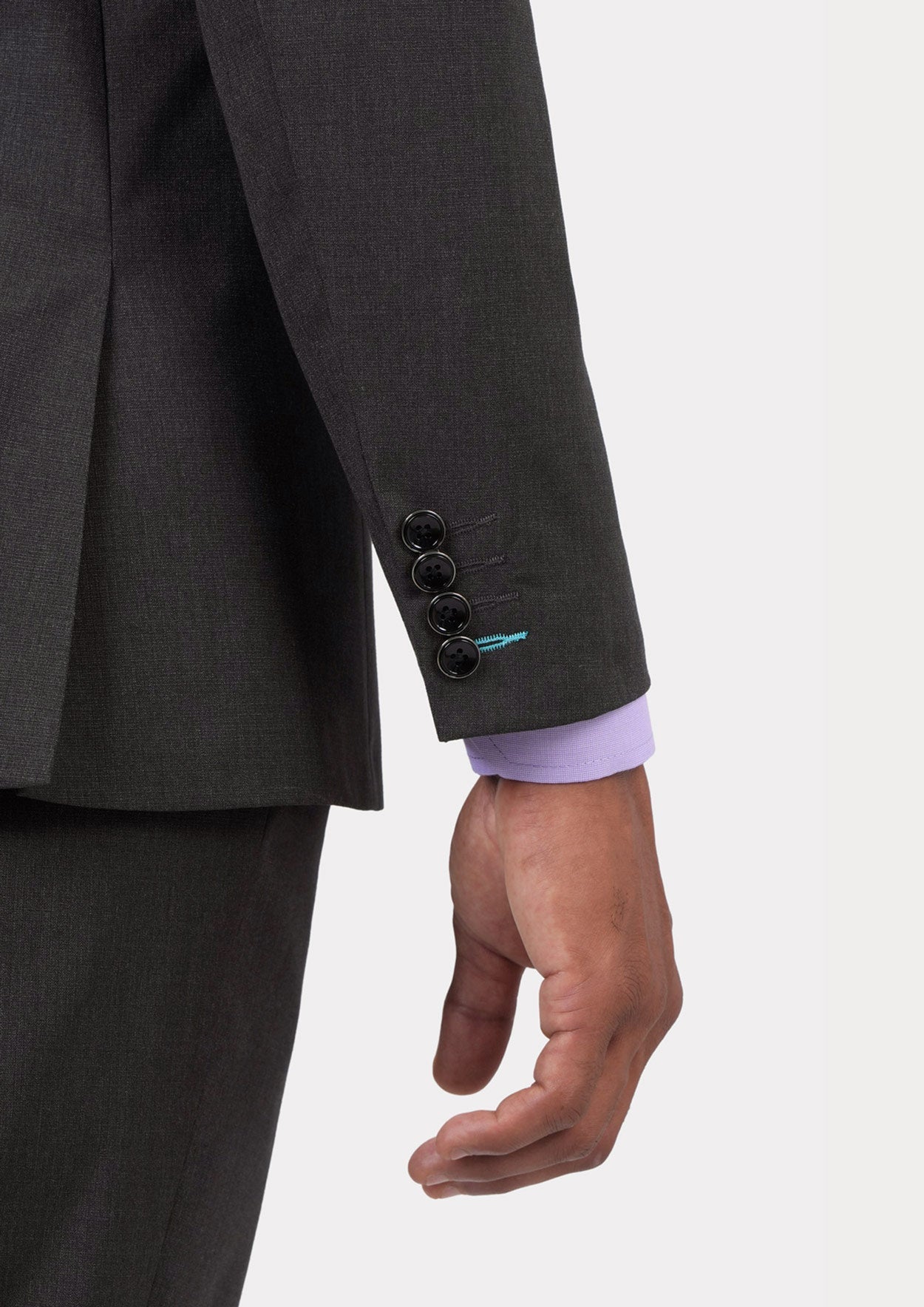 Bryant Charcoal Crosshatch Jacket - SARTORO