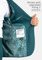 Bryant Diamantia Teal Stretch Suit - SARTORO235