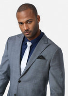 Bryant Grey Prince of Wales Jacket - SARTORO952
