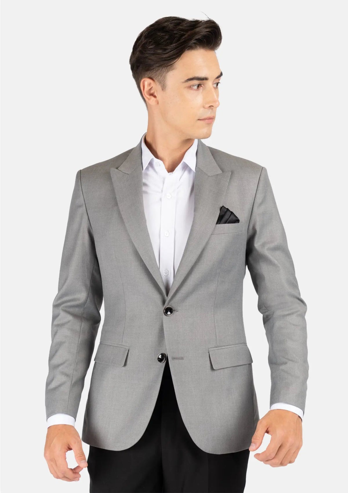 Men's Bryant Light Grey Twill Jacket
