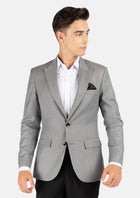 Bryant Light Grey Twill Jacket - SARTORO972