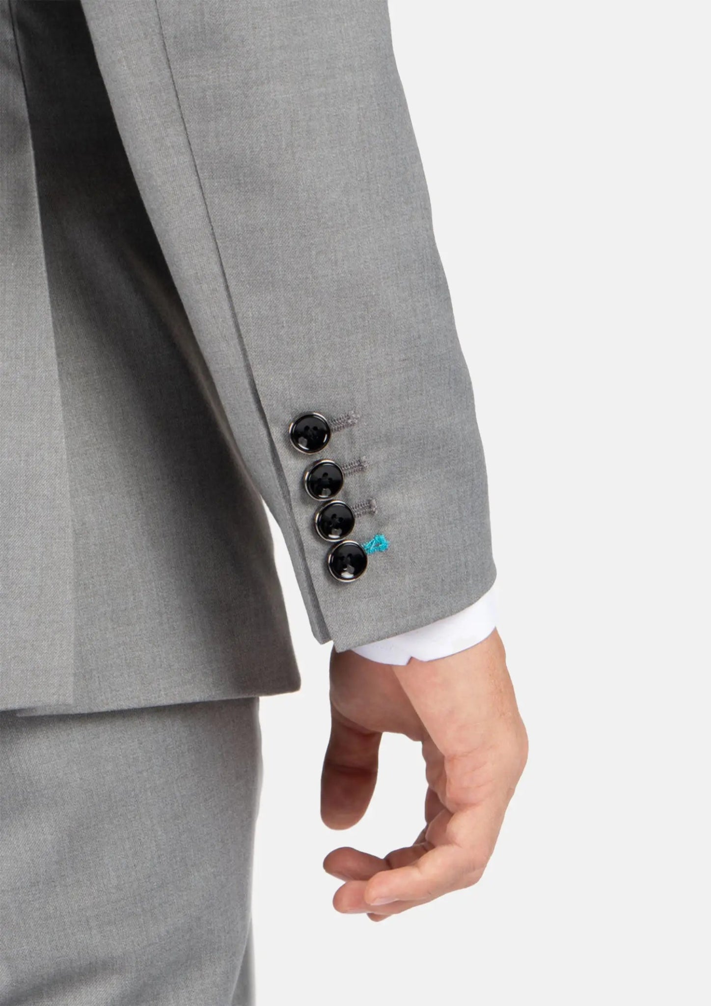 Bryant Light Grey Twill Suit - SARTORO