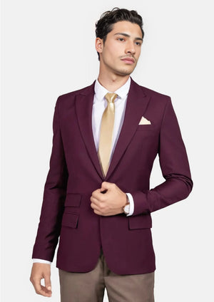 Bryant Mulberry Twill Jacket