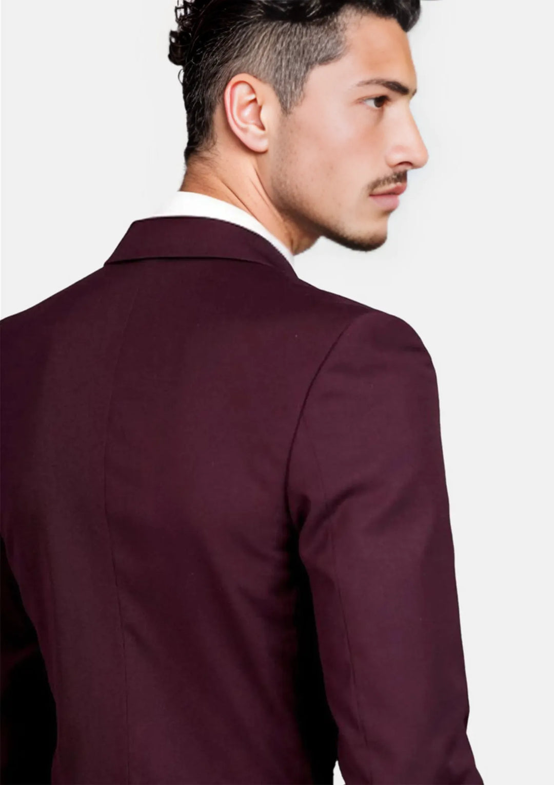 Bryant Mulberry Twill Jacket - SARTORO