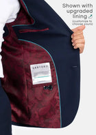 Bryant Navy Blue Stretch Jacket - SARTORO657