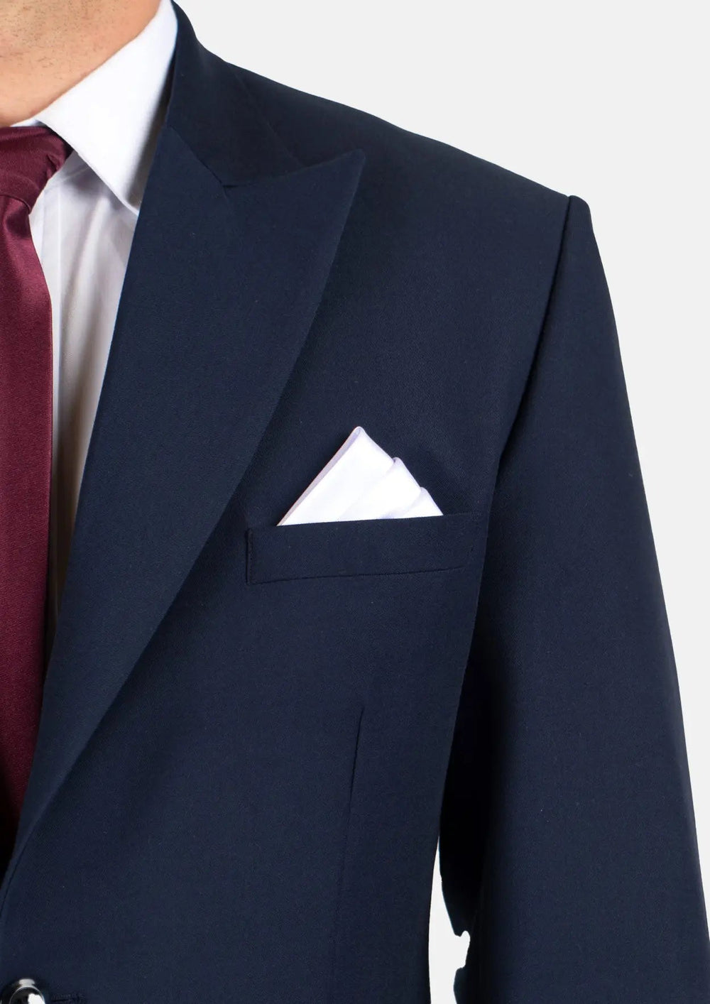 Bryant Navy Blue Stretch Jacket - SARTORO