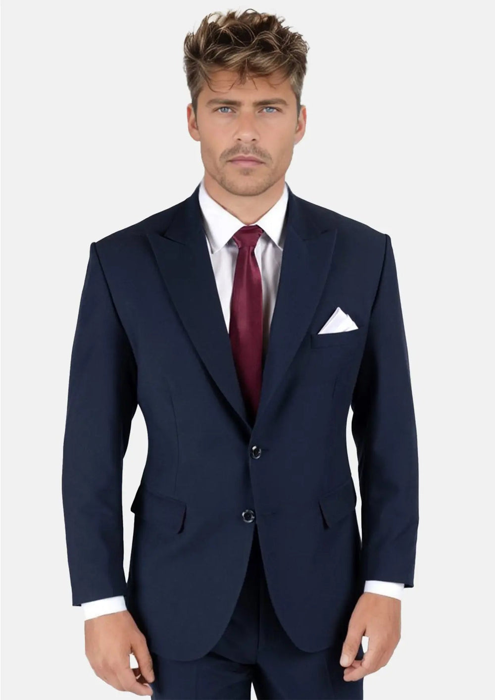 Navy Blue Stretch Suit518