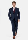 Bryant Navy Blue Stretch Suit - SARTORO