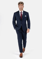 Bryant Navy Blue Stretch Suit - SARTORO992
