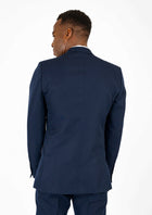 Bryant Navy Cotton Jacket - SARTORO434