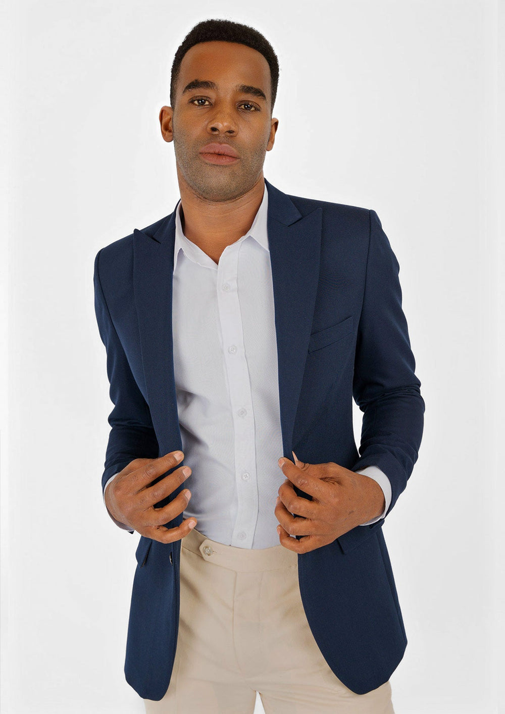 Bryant Navy Cotton Jacket459