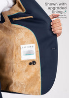 Bryant Navy Sharkskin Jacket - SARTORO213