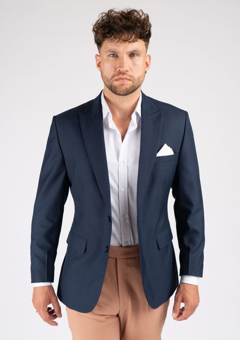 Bryant Navy Sharkskin Jacket451