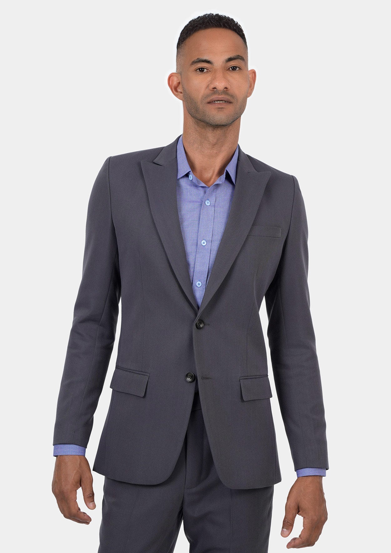 Bryant Shadow Grey Cotton Jacket - SARTORO