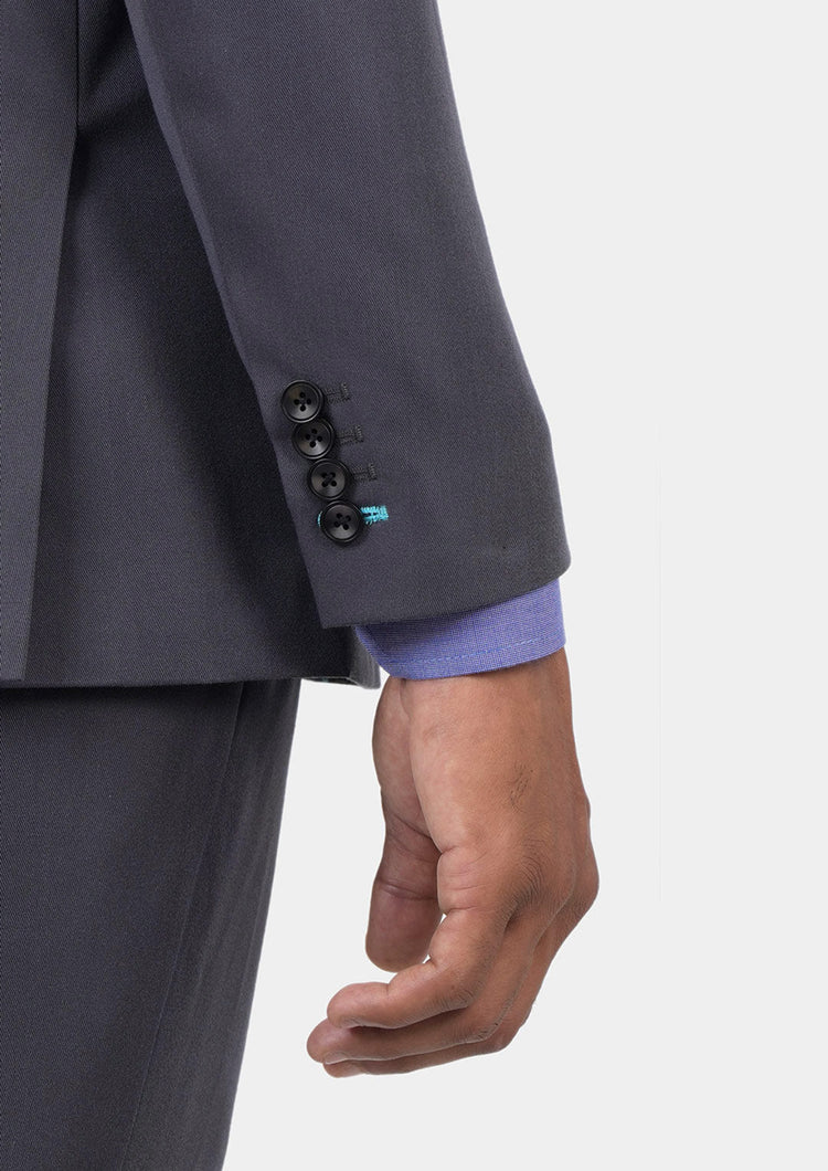 Bryant Shadow Grey Cotton Suit - SARTORO470
