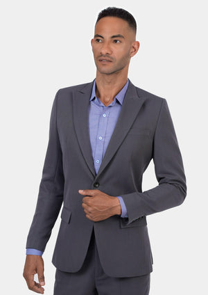 Bryant Shadow Grey Cotton Suit