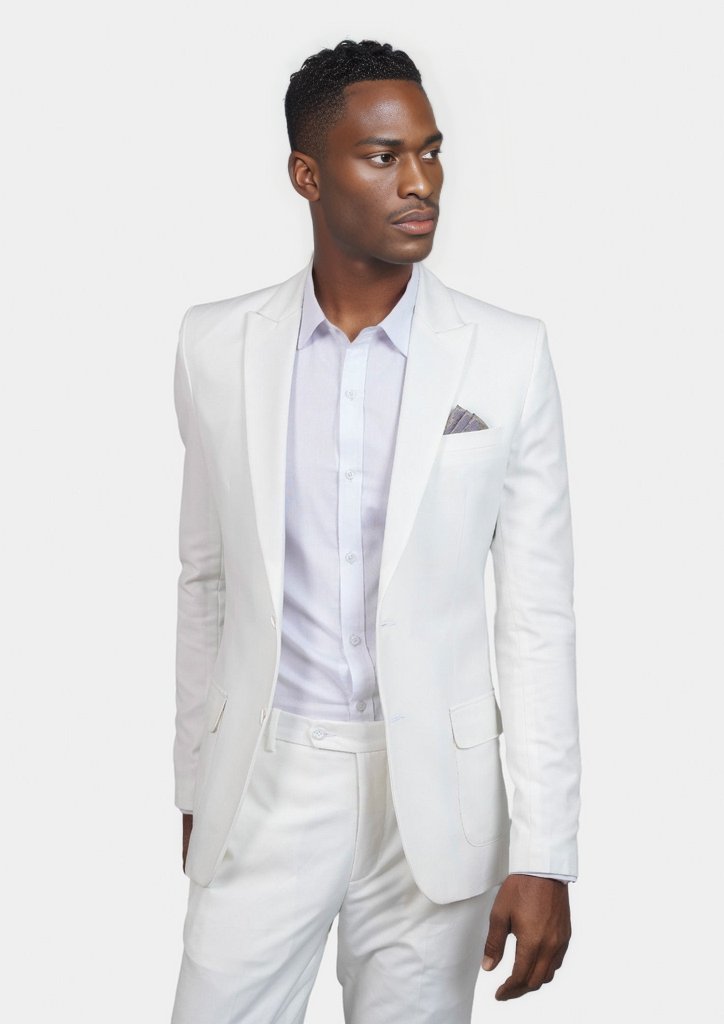 Bryant White Twill Suit971