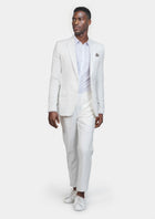 Bryant White Twill Suit - SARTORO534