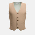 Camel Cotton Vest - SARTORO
