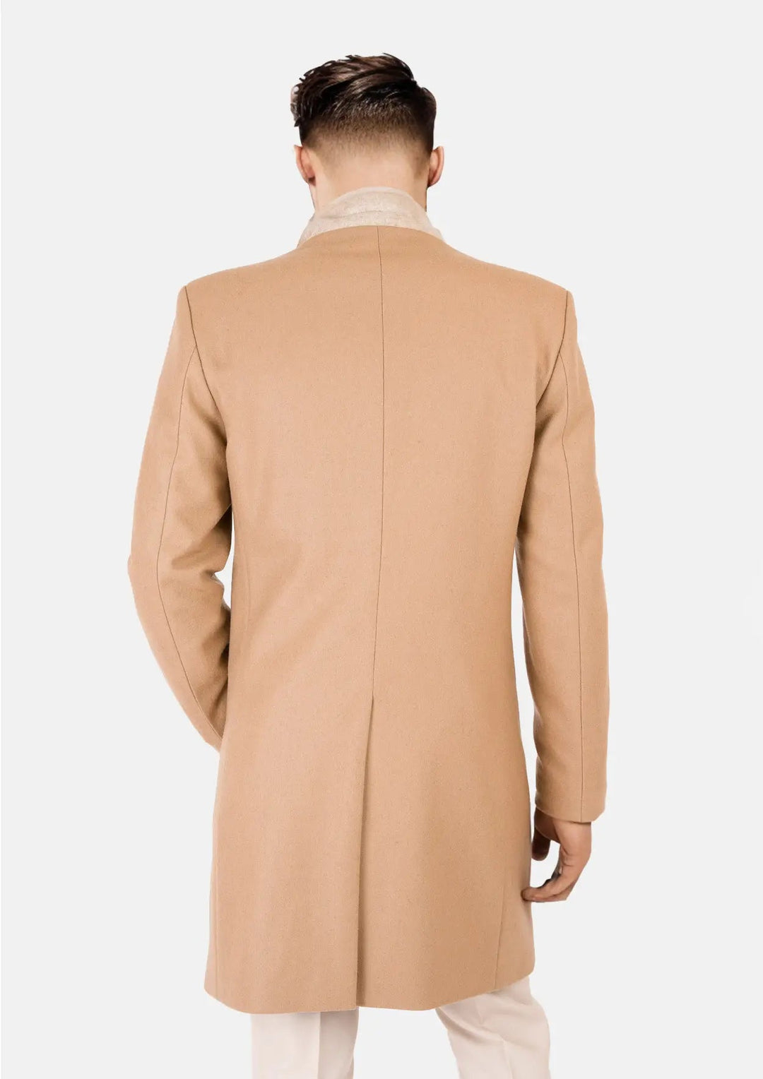 Camel Wool Classic Overcoat - SARTORO