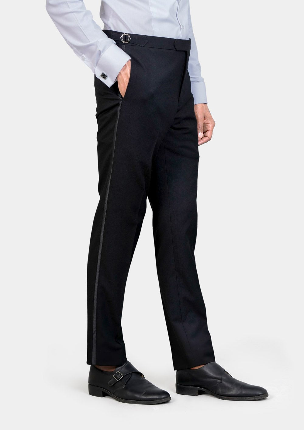 Carnegie Jet Black Twill Tuxedo - SARTORO