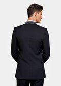 Carnegie Jet Black Twill Tuxedo - SARTORO