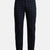 Charcoal Blue Check Flannel Pants - SARTORO